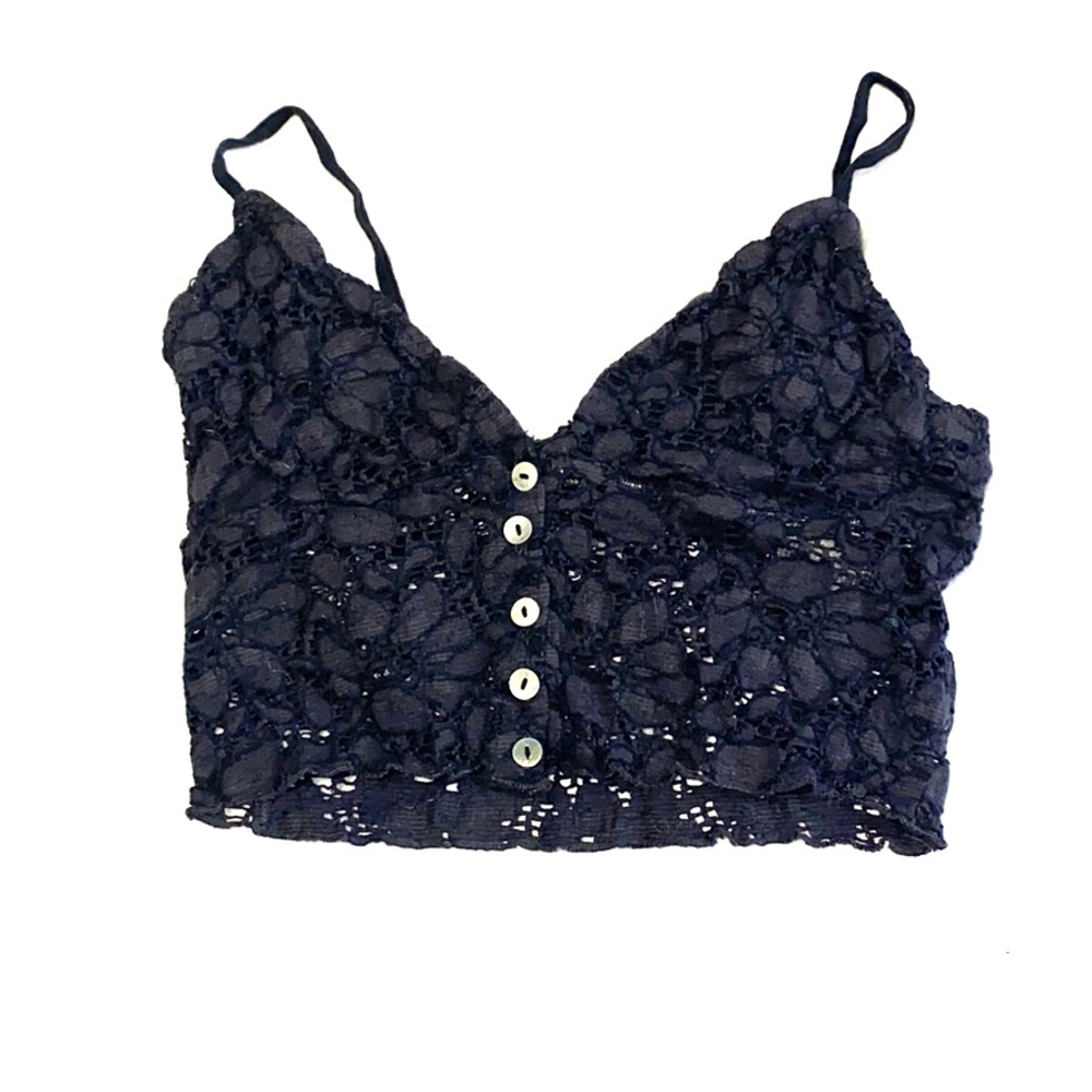 Urban Outfitters crochet crop tank